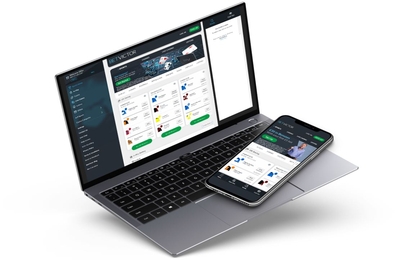 BetVictor Laptop and Phone