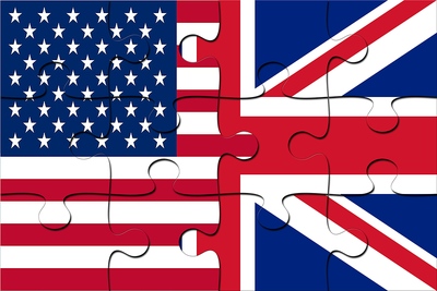 USA UK Flag Jigsaw