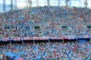 england fans at the 2018 world cup