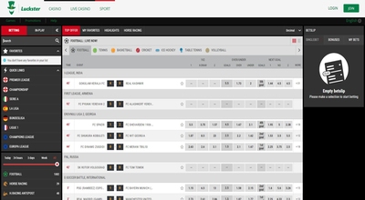 Luckster Homepage