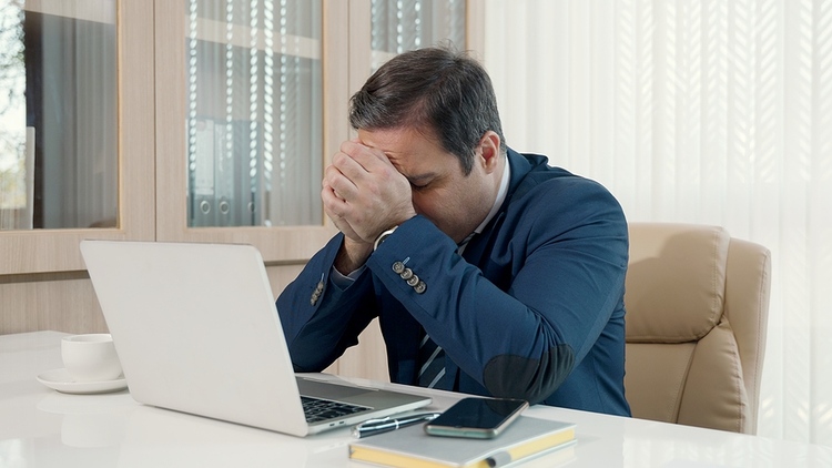 Stressed Businessman