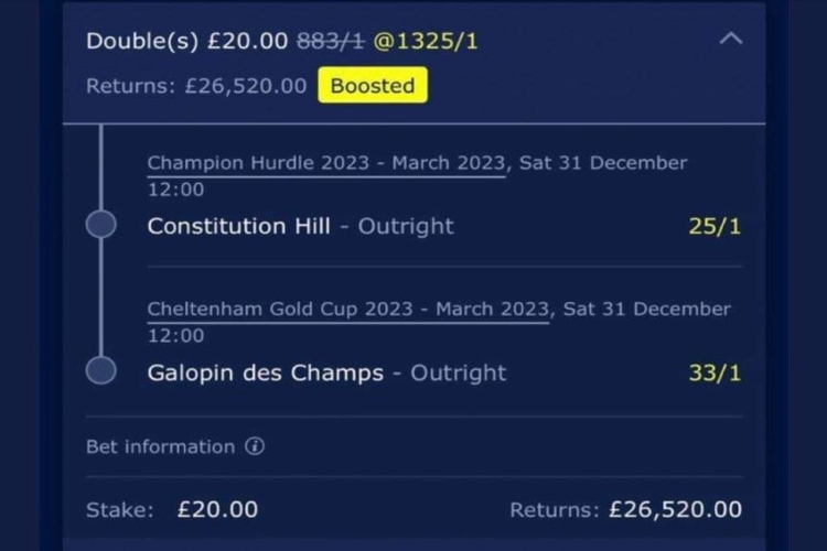 William Hill Cheltenham Betslip