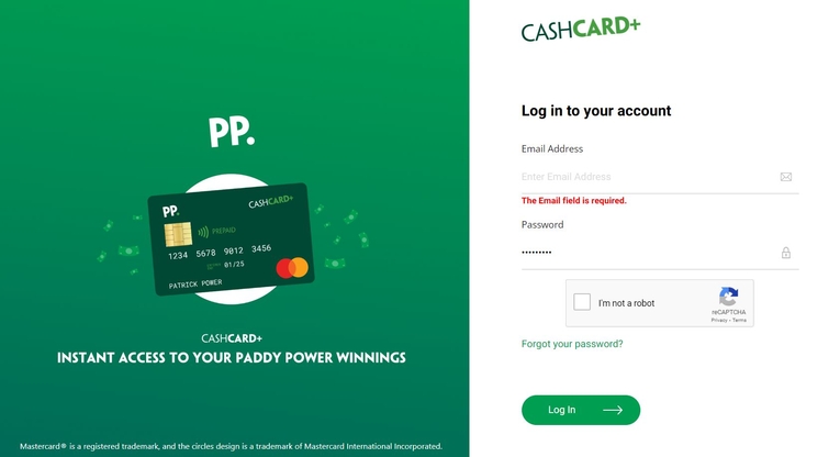 Cash Card Plus Portal