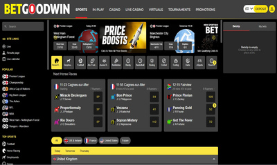BetGoodwin 2026 Website